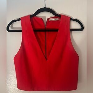 Alice and Olivia crop top